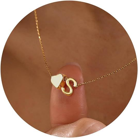 Love Letter Gold-plated Collarbone Durable Low Sensitivity Adjustable Necklace