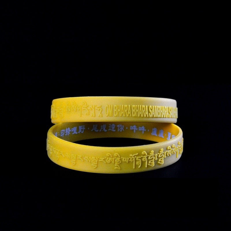 Women's & Men's Variety Of Silicone Wrist Band Luminous Bracelet