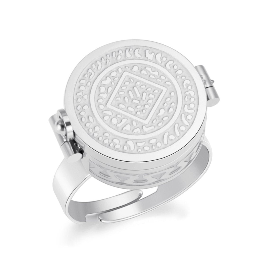Storage Lipstick Titanium Steel Fashion Stainless Ring