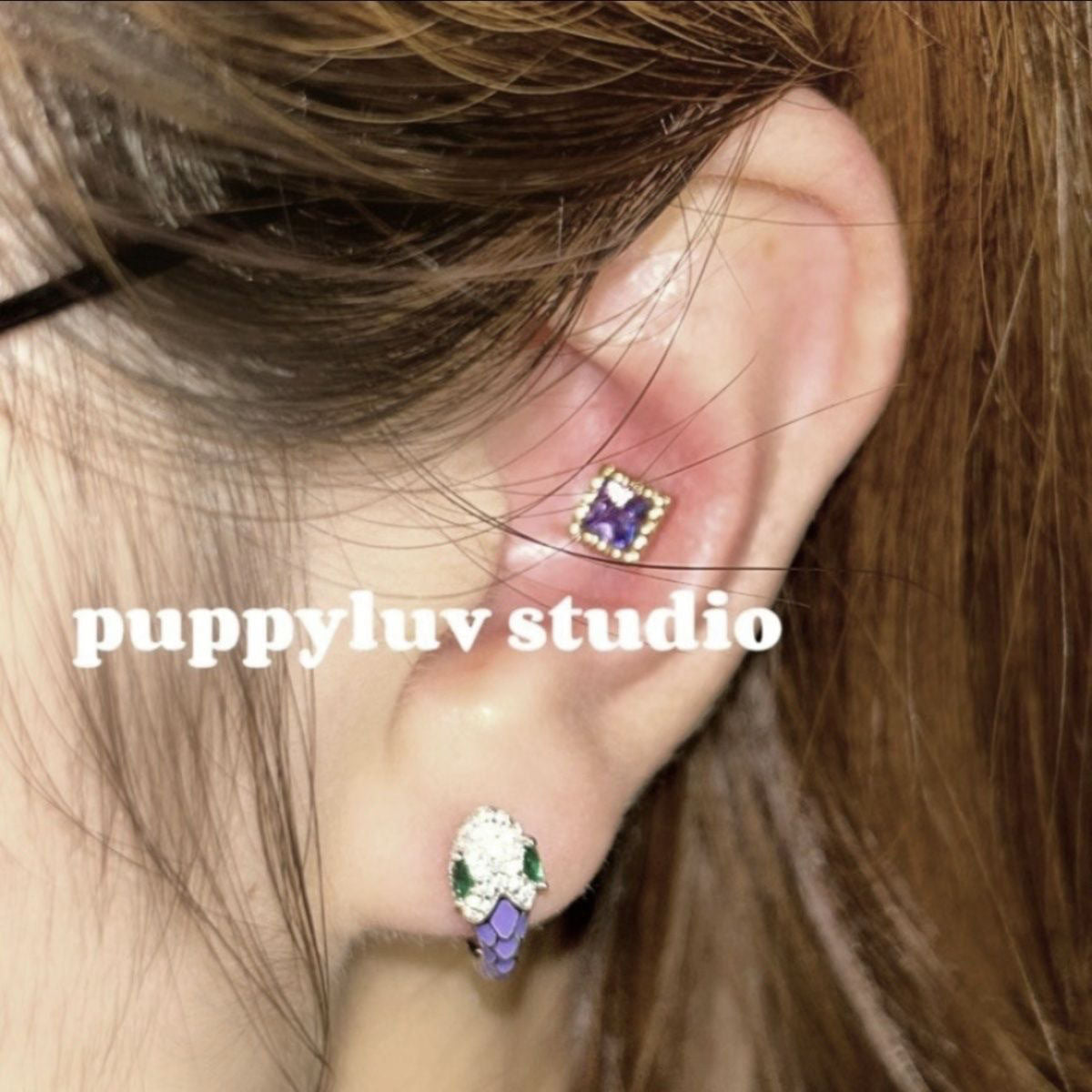 Women's Scorpion Beauty Purple Spirit Clip Hot Sweet Cool Punk For Ear Buckle