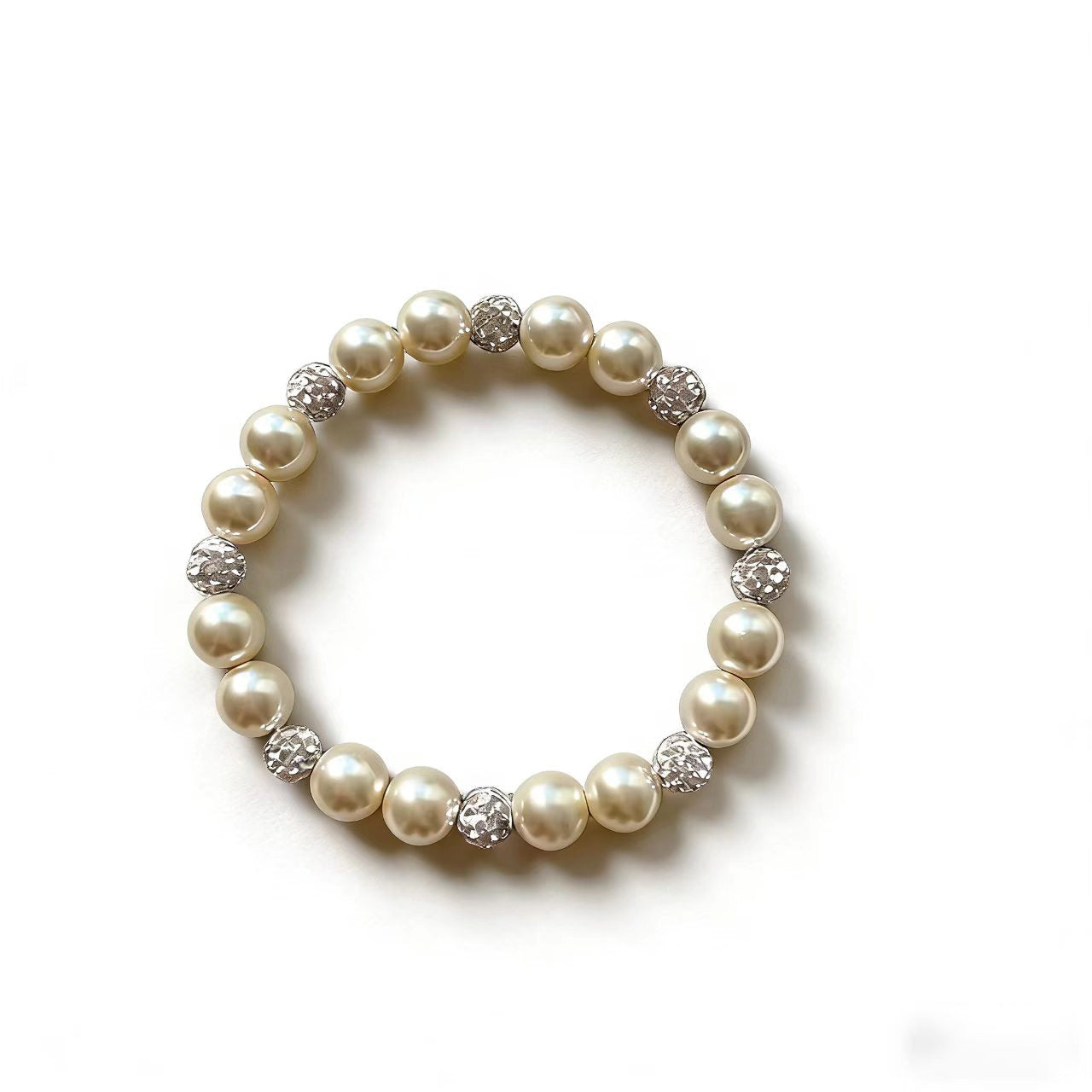Women's Cream Mocha Mousse Pearl Light Luxury High-grade Temperament Bracelets