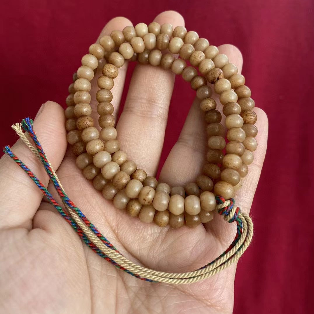 Tibetan Area Crafts Camel Bone Yak Old Beads Tablet Bracelet