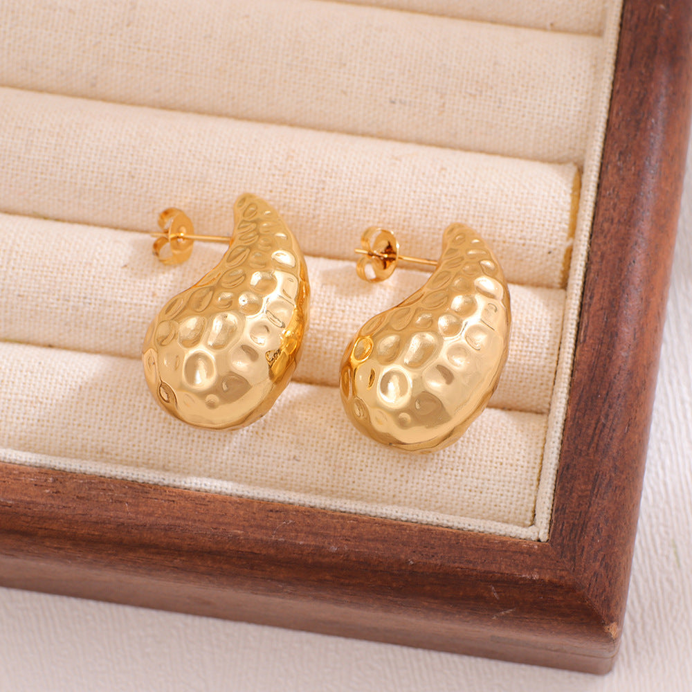 Women's Shaped Tube Style Light Luxury Fashion Simple Luxurious Earrings
