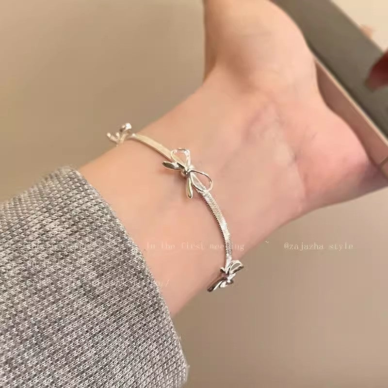 Metal Bow Summer Cold Wind Design Bracelets