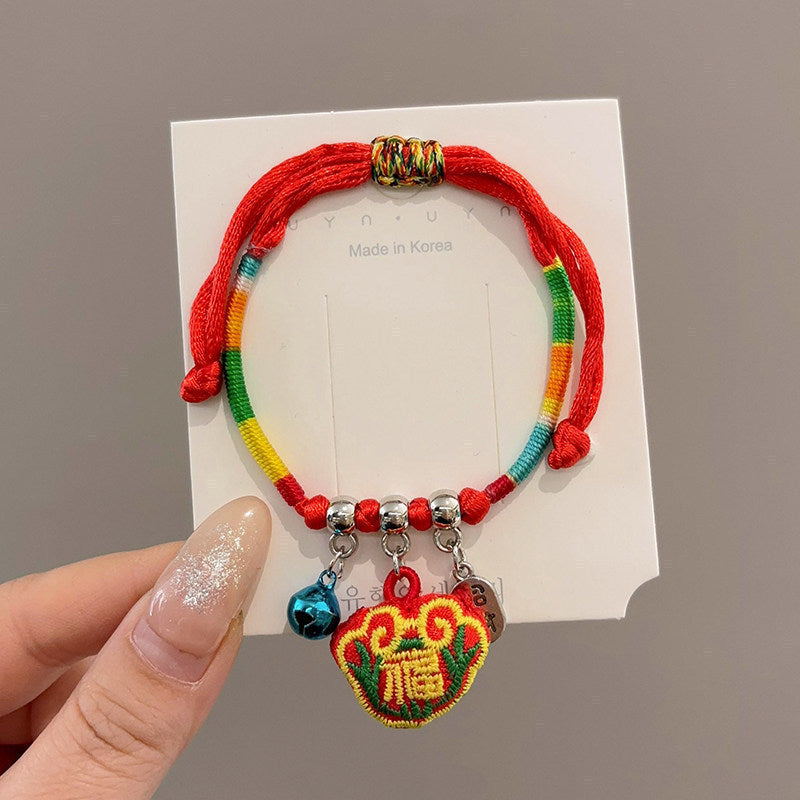 Boat Festival Carrying Strap Colorful Rope Wind Hand-woven Bracelet