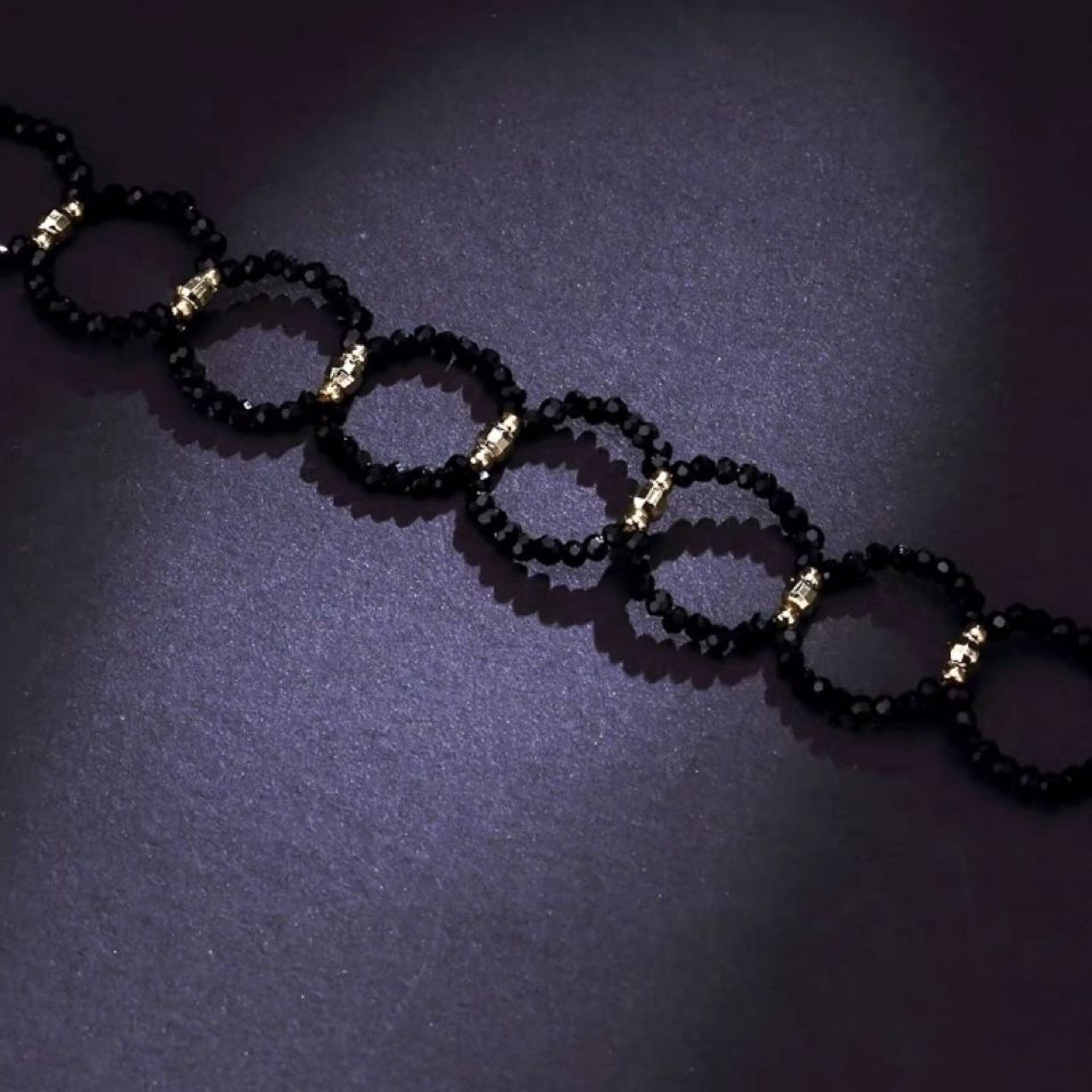 Black Clavicle Female Niche Design Collar Necklace