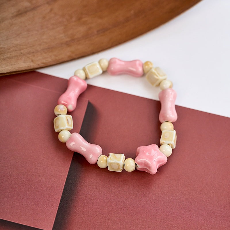 Women's Ceramic Summer High-grade Chinese Style National Bracelets