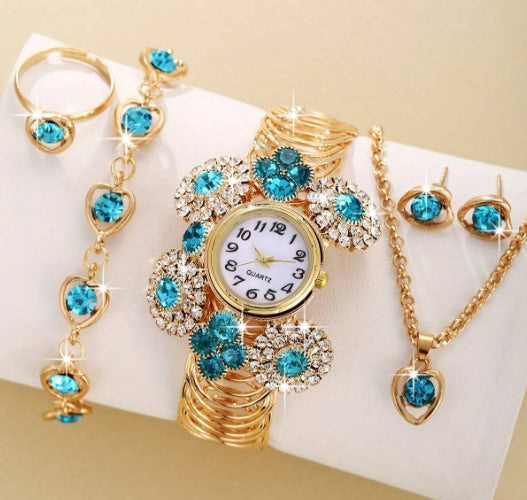 Crystal Love Female Graceful Personality Heart Earrings