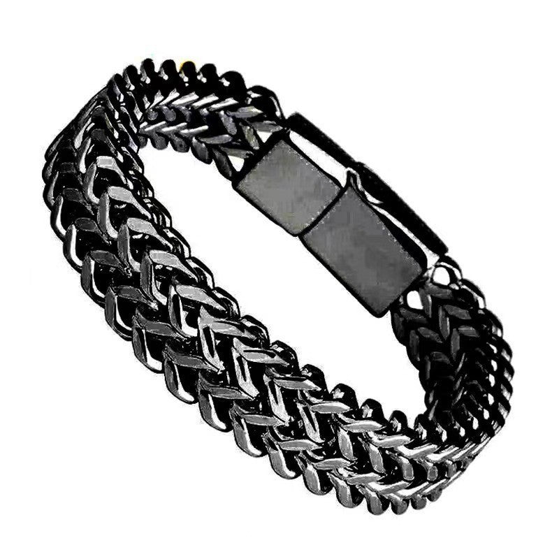 Men's Dragon Hip Hop Stainless Steel Front Bracelets