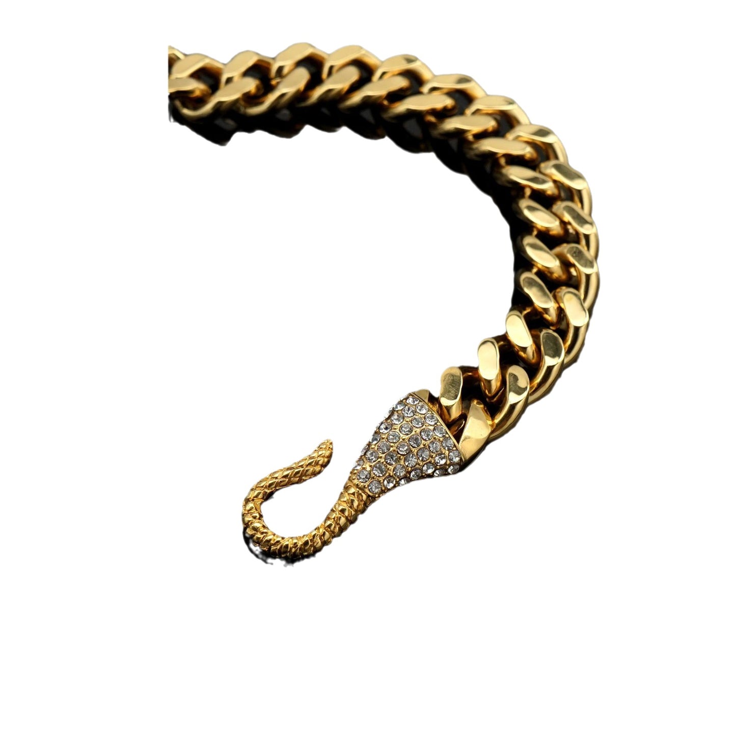 Fashion Stainless Steel Electroplated Red Eye Bracelets