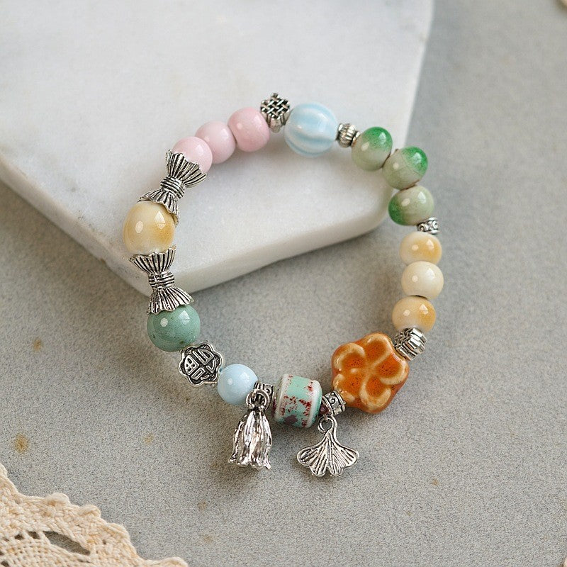 Hand-woven Artistic Ancient Style Beaded Special Interest Bracelet