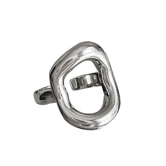 Cool Personality Geometric Hollow Irregular Female Retro Temperament Simple Open Bracelets