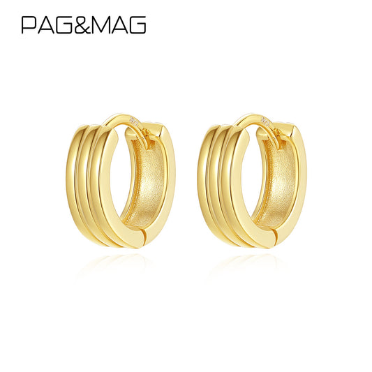 Simple Clip Sier Female Niche Graceful Ear Buckle