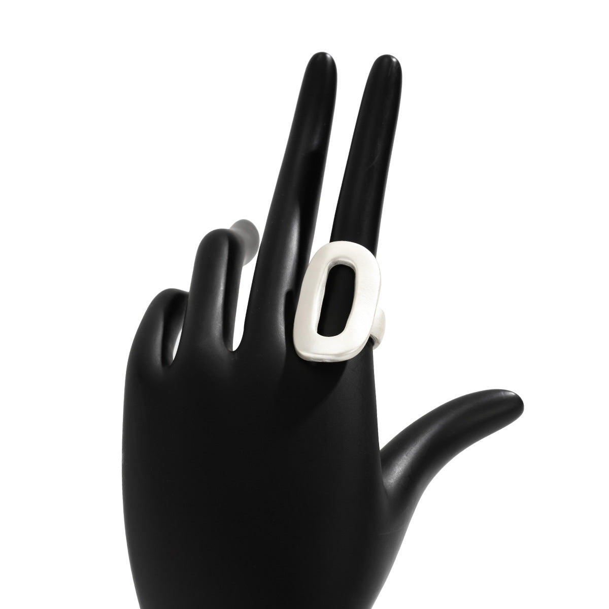 Geometric Niche French Lotus Leaf Width Rings