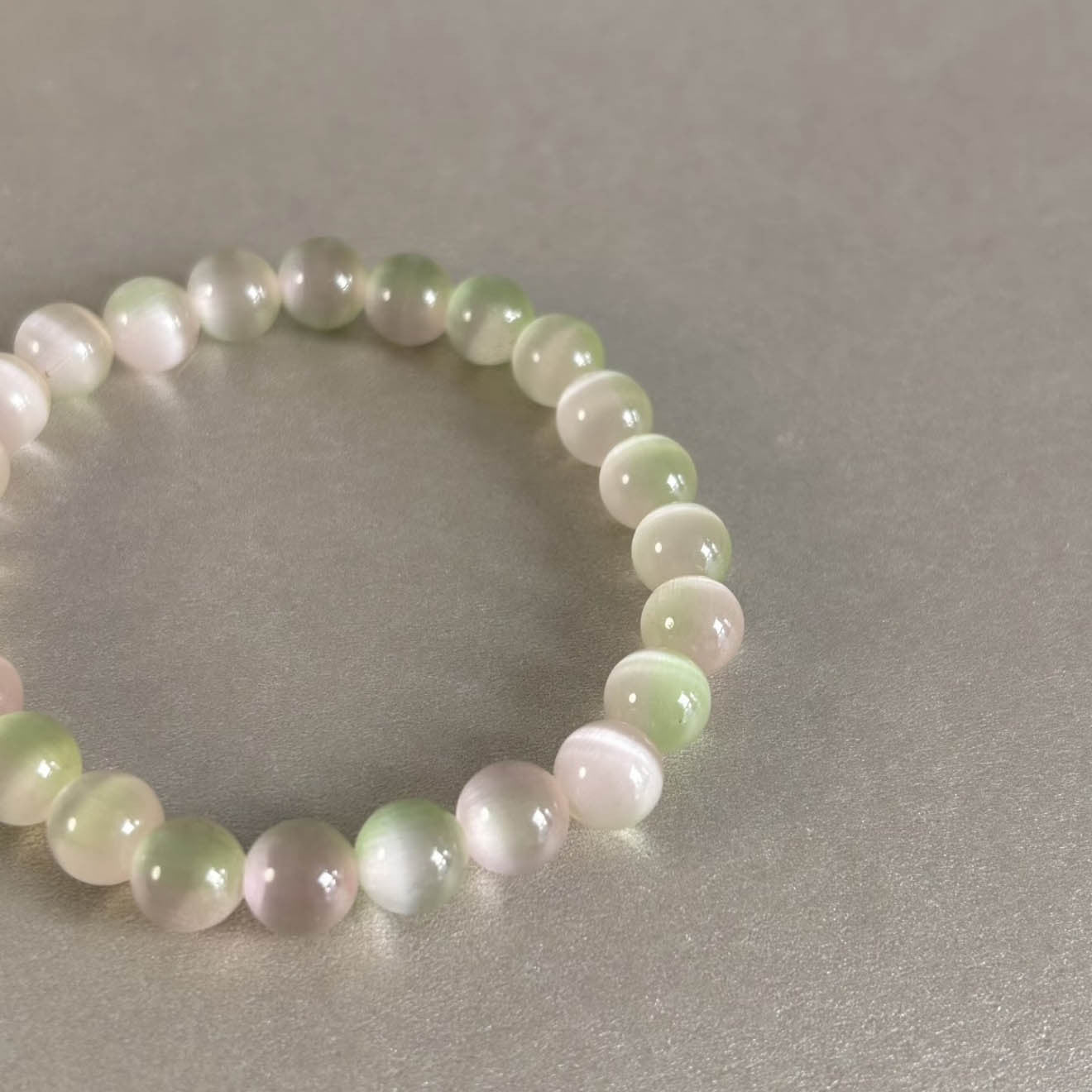 Women's Green Mist Opal Fresh White Cold Bracelet
