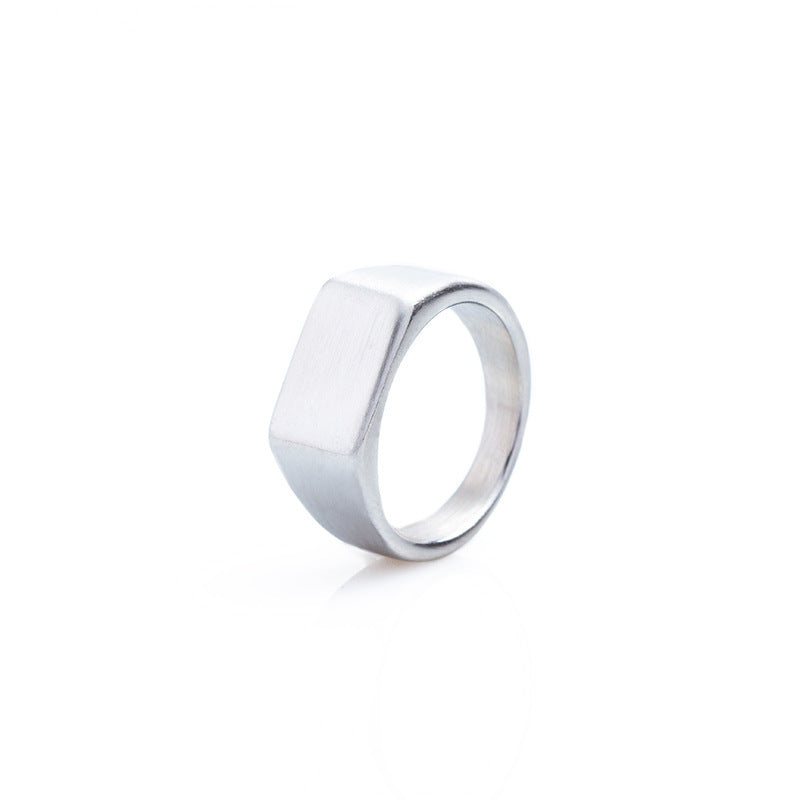 Surface Niche Accessories Personality Fashion Outdoor Titanium Rings
