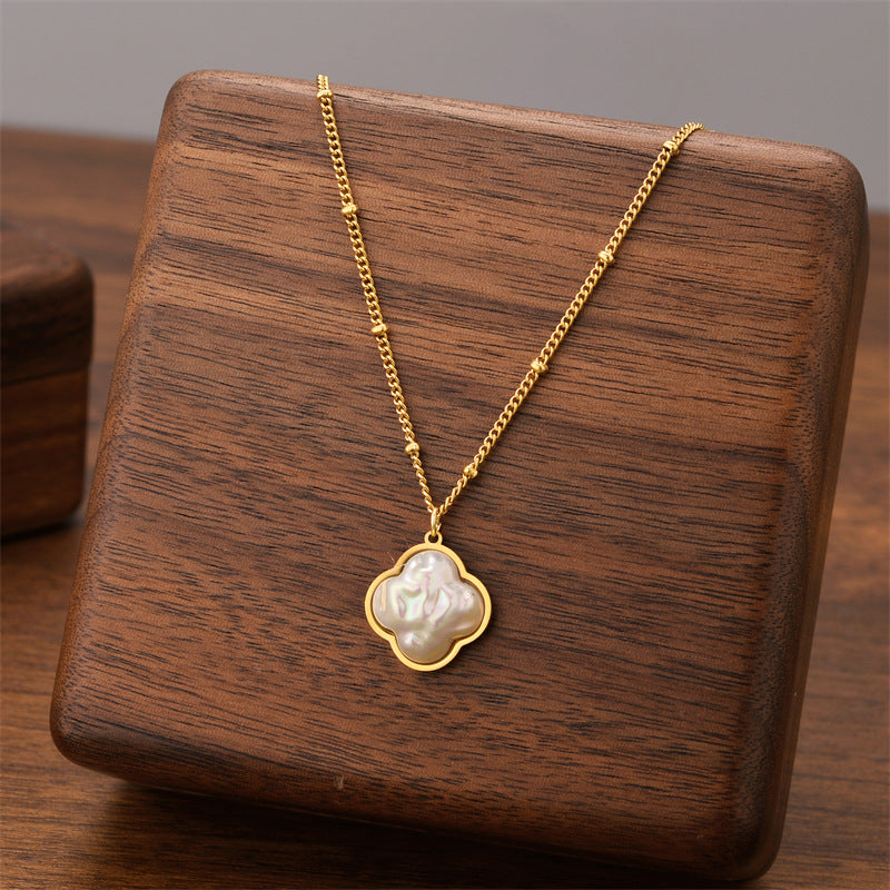 Titanium Steel Female Niche Simple Temperament Clavicle Pendants