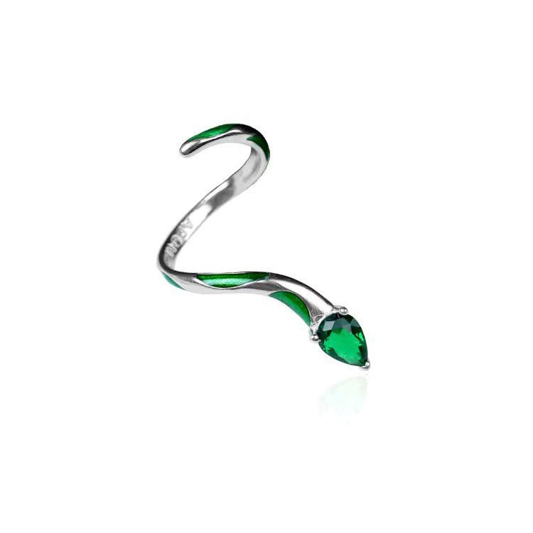 Smart Pet On Fingertips Simulated Snakes Knuckle Personality Rings