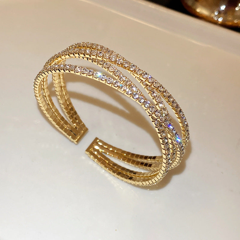 Women's Oval Leaf Small Fresh Gentle Temperament Light Luxury High Sense Bracelet