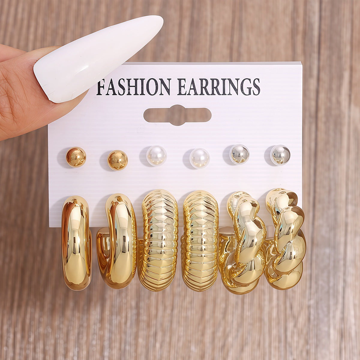 Women's Fashion Resin Vintage Simple Advanced Creative Personality Earrings