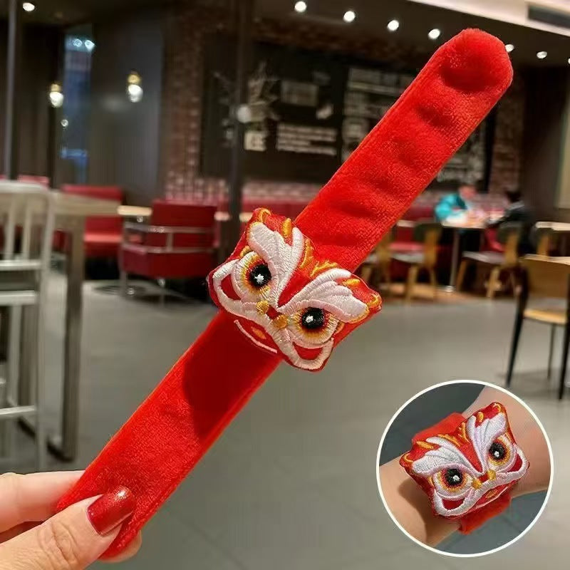 Children's Plush Holiday Gifts Present Wrist Strap Bracelet