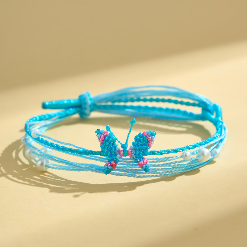 Children's Dragon Boat Festival Colorful Rope Hand-woven Small Bracelets