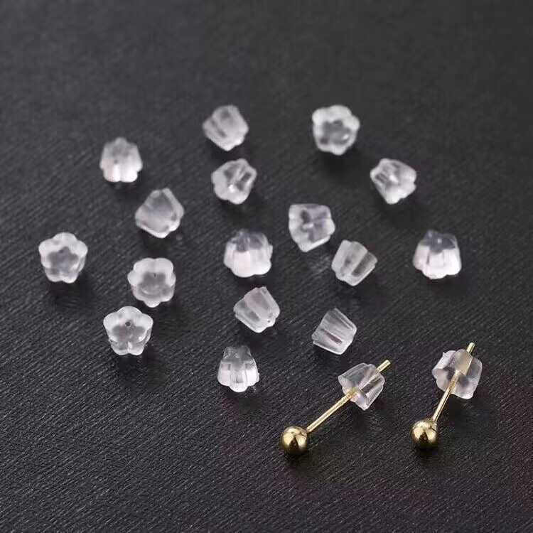 Metal Earplug Ear Plug Back Earplugs Material Stud Earrings