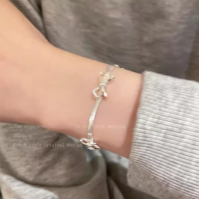 Metal Bow Summer Cold Wind Design Bracelets