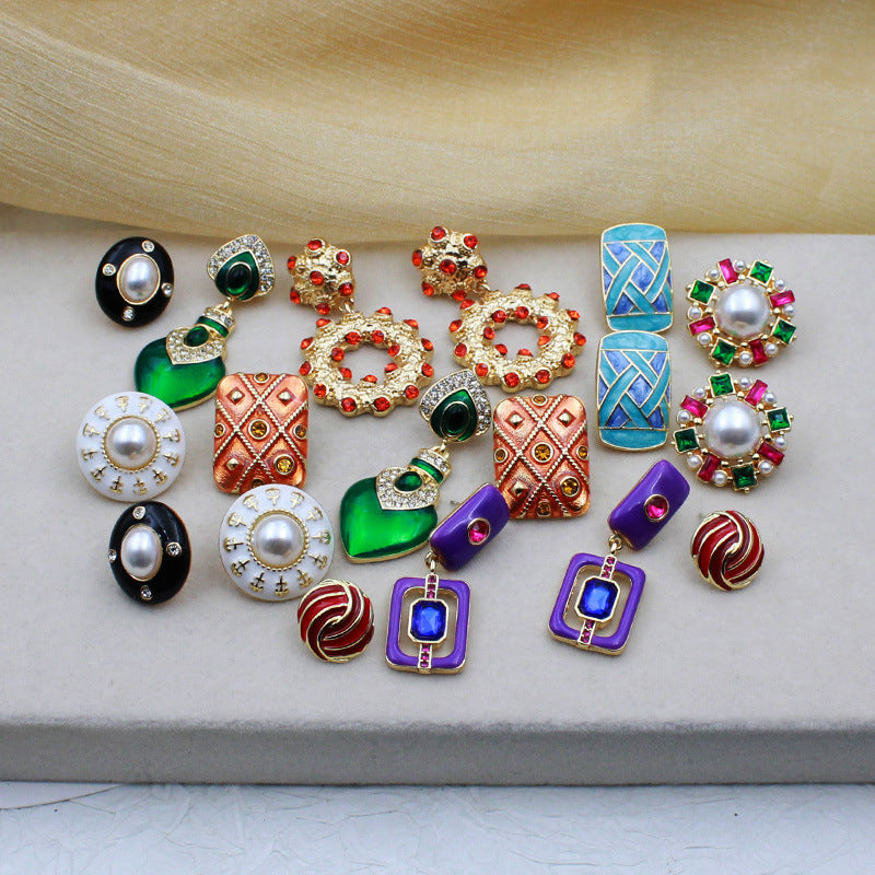 Antique Style Fairy Niche Design High Class Elegant Earrings