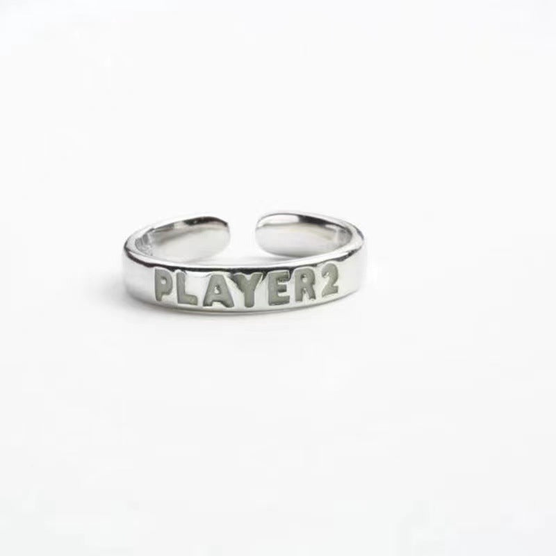 Women's & Men's Brazilian Love Game Couple Luminous Hipster Rings