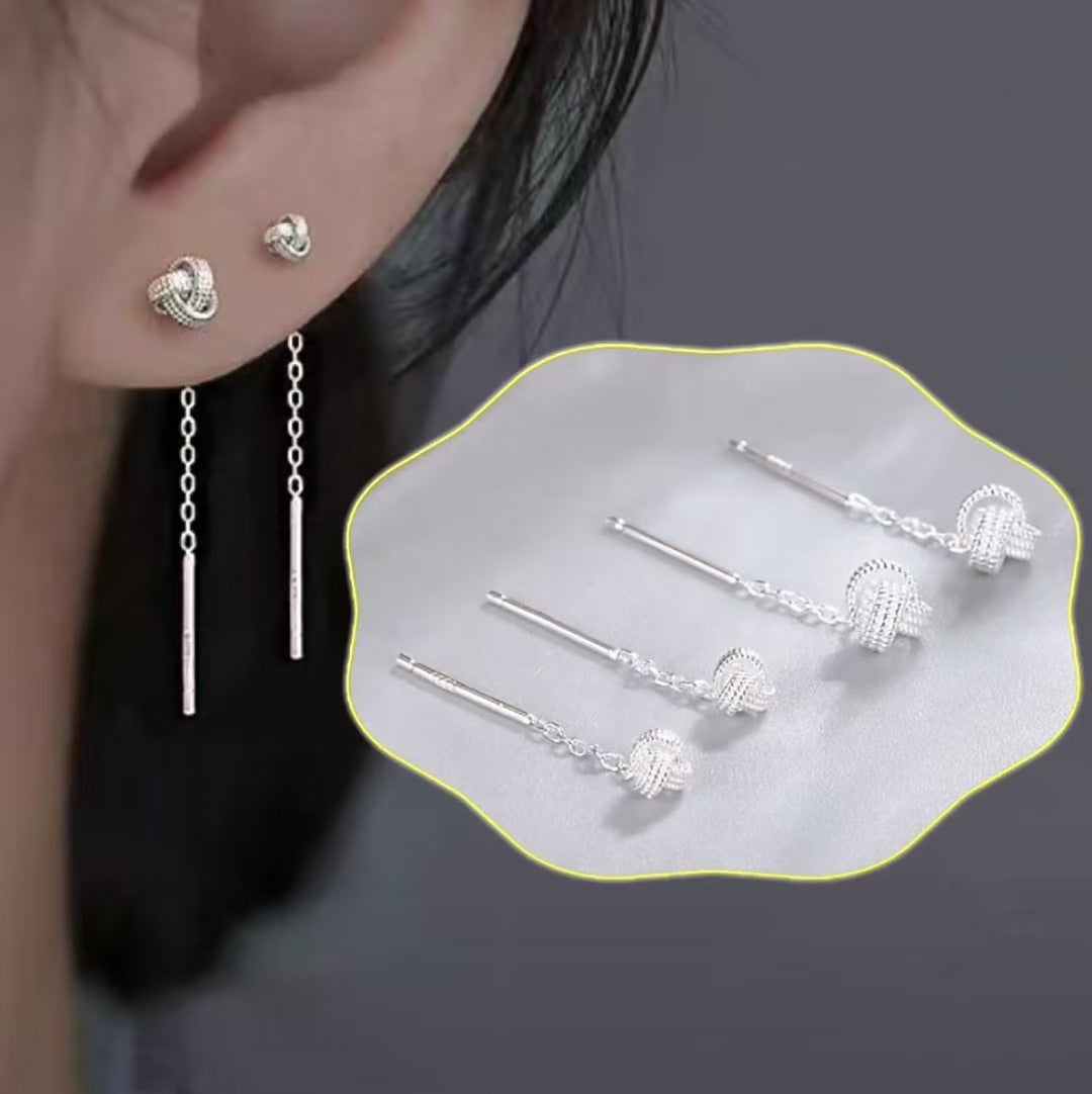 Women's Knot Tassel String Light Luxury Minority Design Ear Line