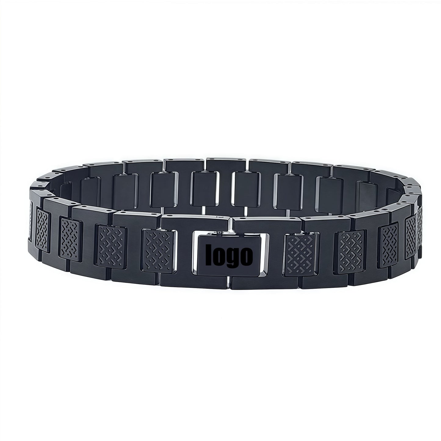 Women's & Men's Box Stainless Steel Crocodile Adjustable Strap Bracelets