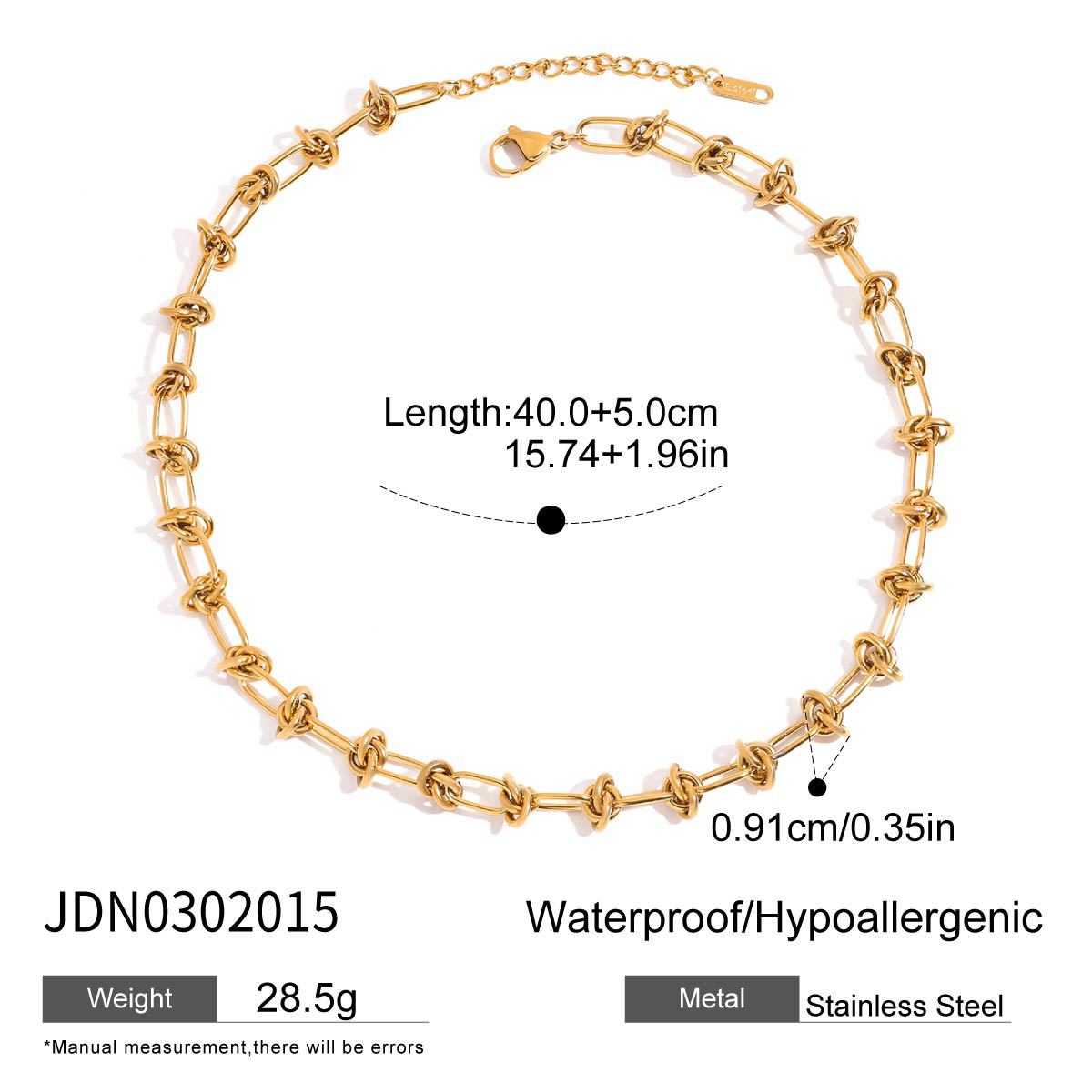Ding Blade Chain Titanium Steel Light Luxury Minority Clavicle Neck Necklace