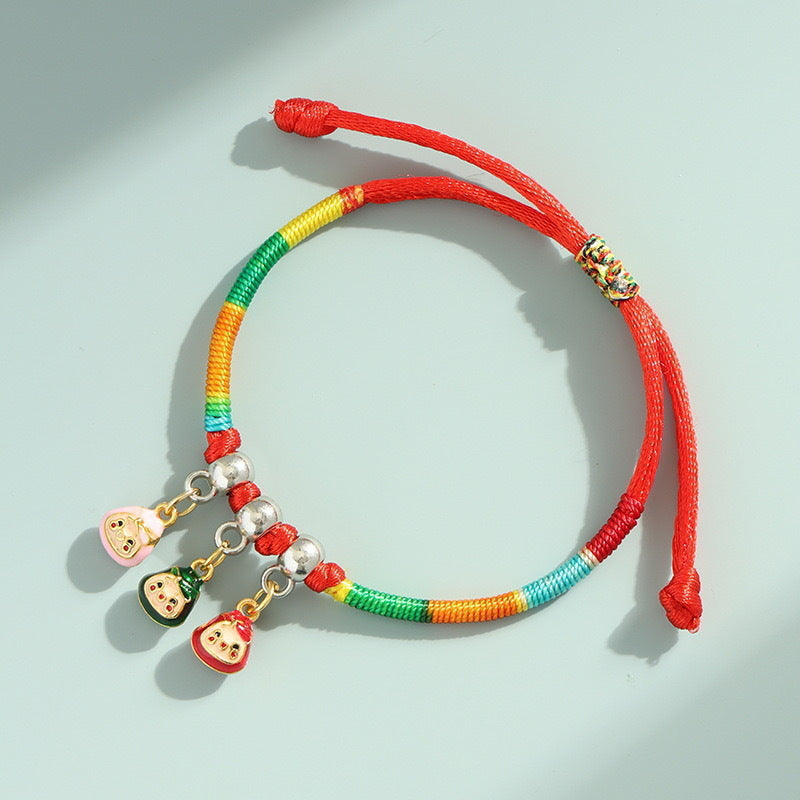 Boat Festival Carrying Strap Colorful Rope Wind Hand-woven Bracelet