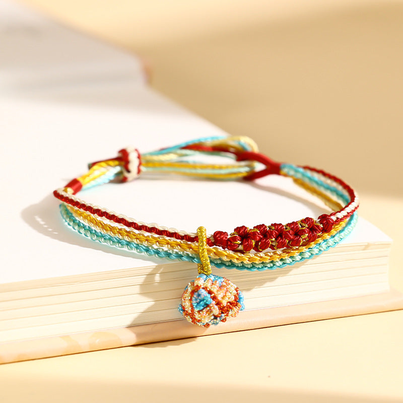 Children's Dragon Boat Festival Colorful Rope Hand-woven Small Bracelets