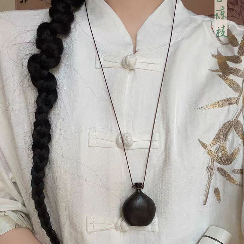 Women's Long Feather Retro Ethnic Personality Sweater Necklaces