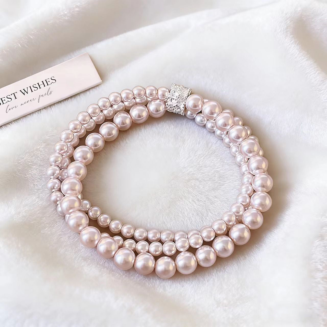 Women's Pearl Zircon High-grade Design Entry Lux Bracelets