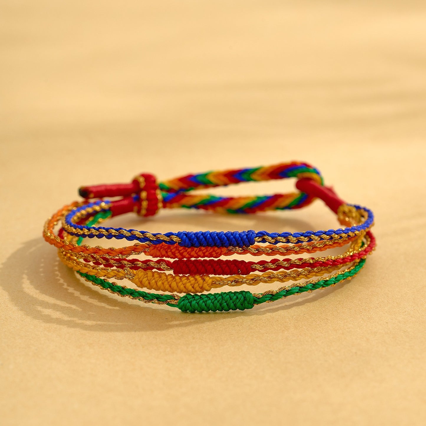 Dragon Boat Festival Colorful Rope Small Red Hand-woven Tiger Head Bracelet