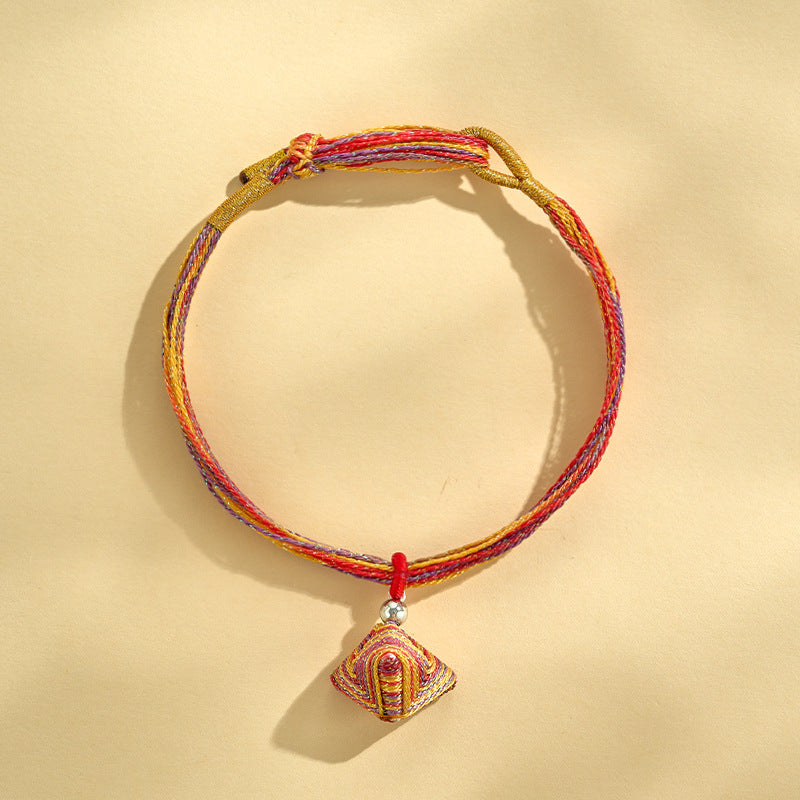 Children's Dragon Boat Festival Colorful Rope Hand-woven Small Bracelets