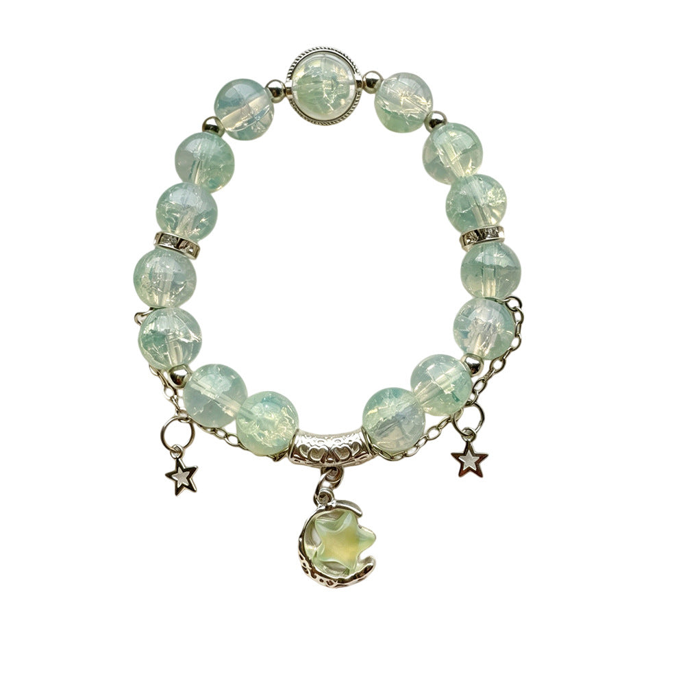 Summer Glaze Female Color Dopamine Temperamental White Bracelets