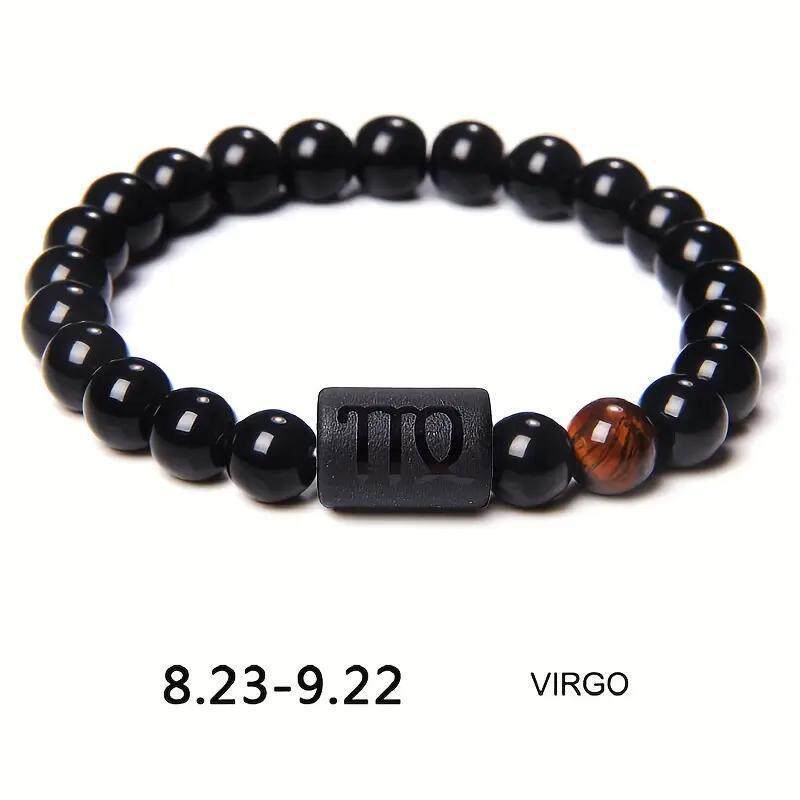 Xi Twee Constellation Elastic Tigereye Agate Bracelet