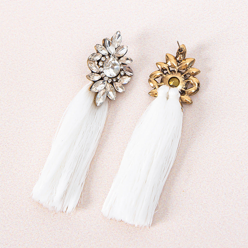 Bohemian Style Long Graceful Personality Trendy Cotton Thread Rings