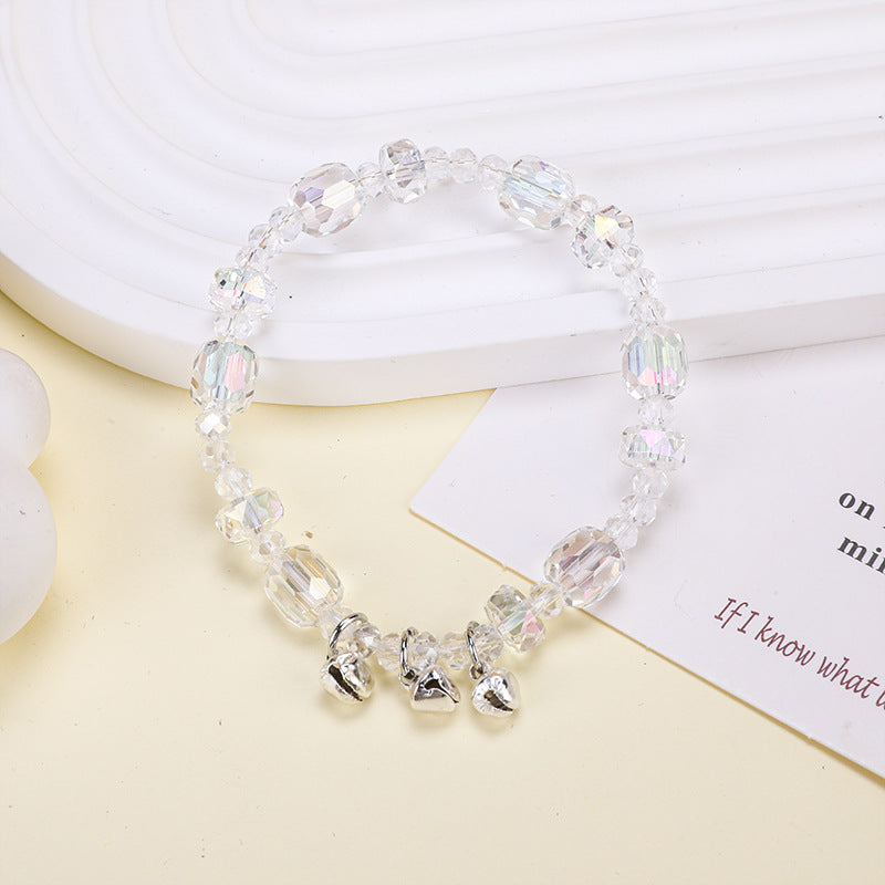 Glass Korean Style White Chalcedony Fresh Girlfriend Gifts Bracelets