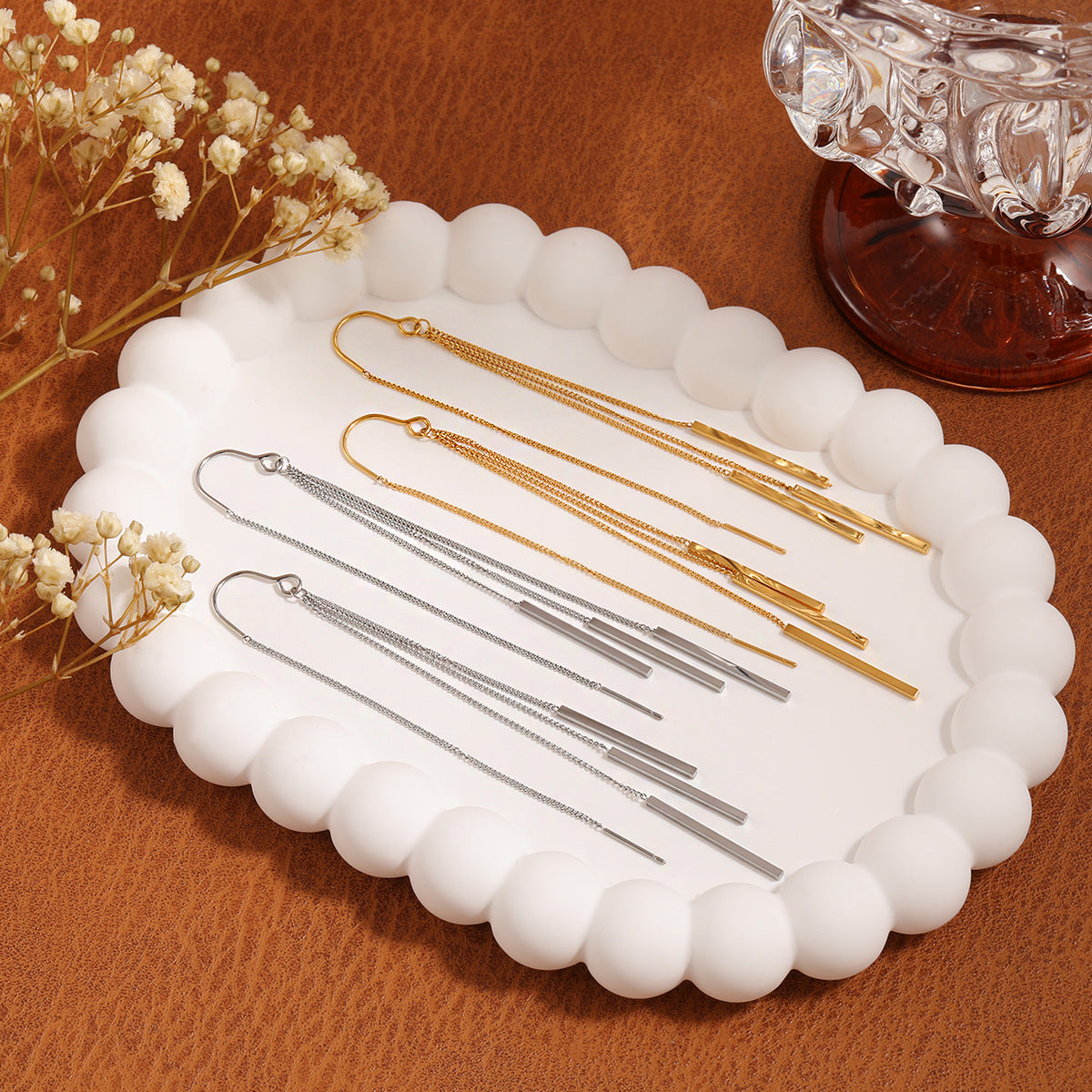 Design Chain Tassel Geometric Long Strip Fashion Graceful Personality Ear Line