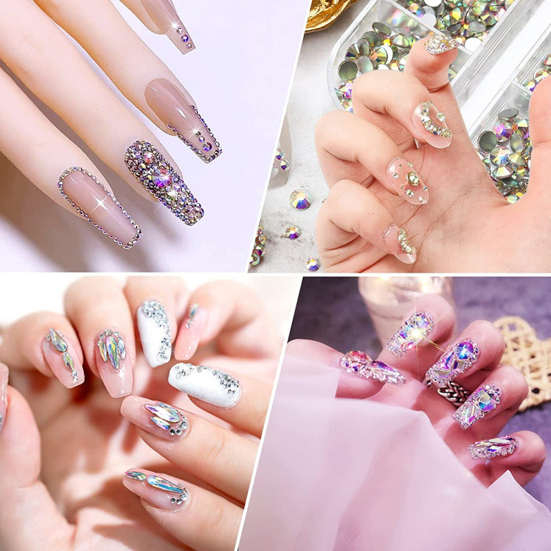 Fashion Glass Stone Mobile Phone Crystals Jewelry Accessories