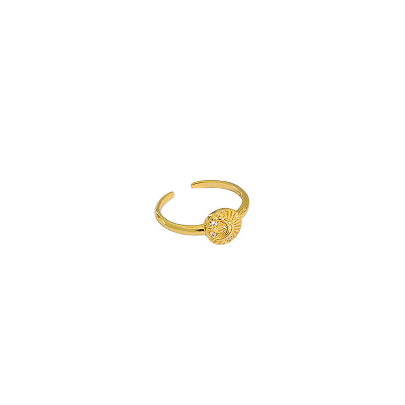 Style Niche Minimalist Micro Inlaid Zircon Rings