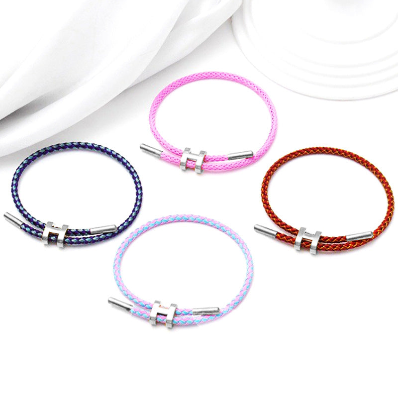 Wire Rope Adjustable Hard Pure Gold Accessory Bracelets