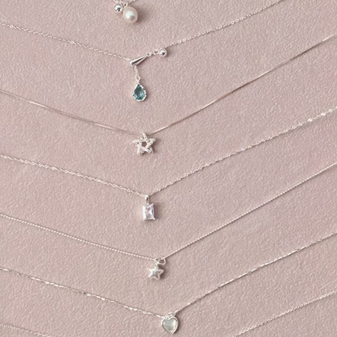 Women's Sier Light Luxury High-grade Design Clavicle Necklaces