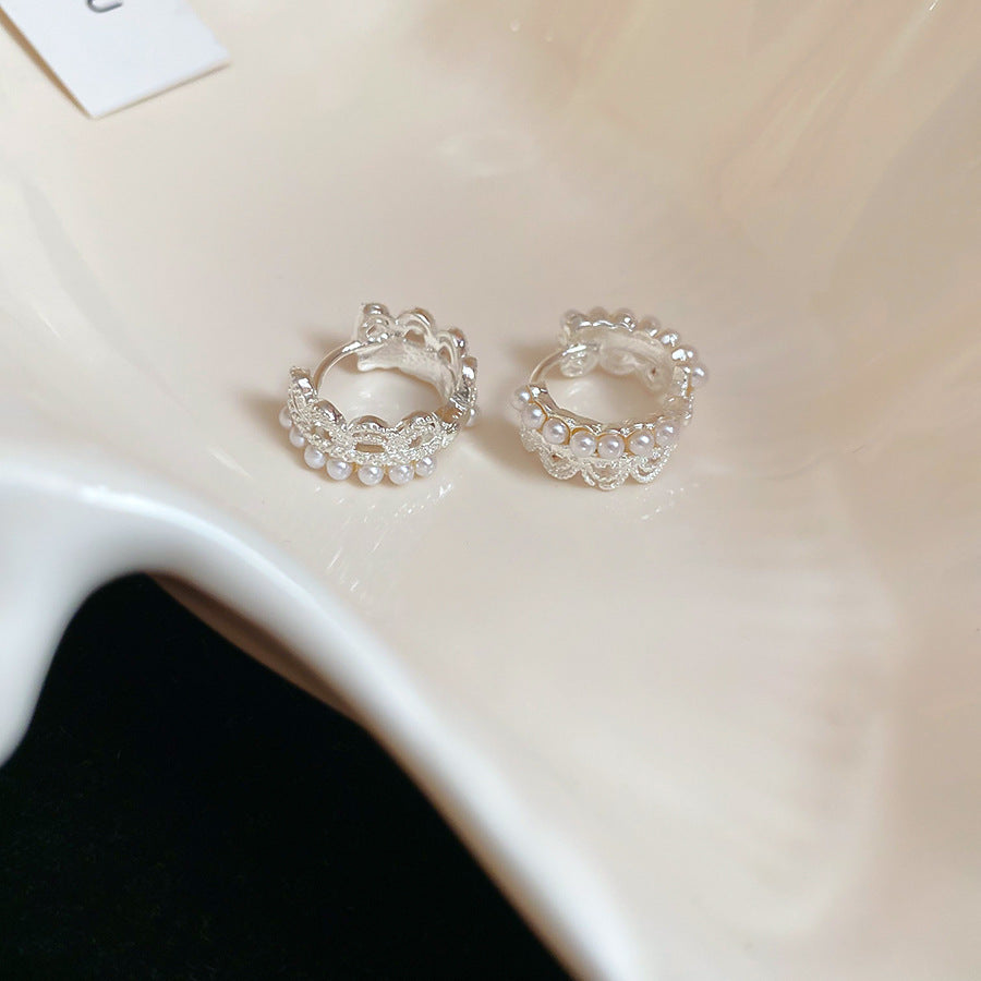 Women's Needle Zircon Bow Water Drop Tassel Simple Fashion Stud Earrings