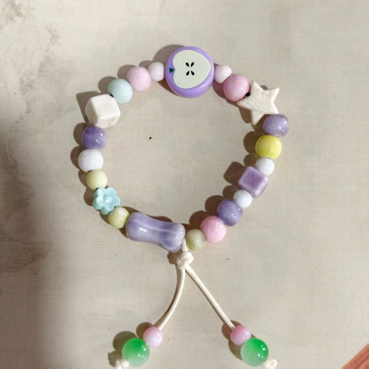 Alloy Ceramic Ethnic Style Single Handmade Filament Bracelet